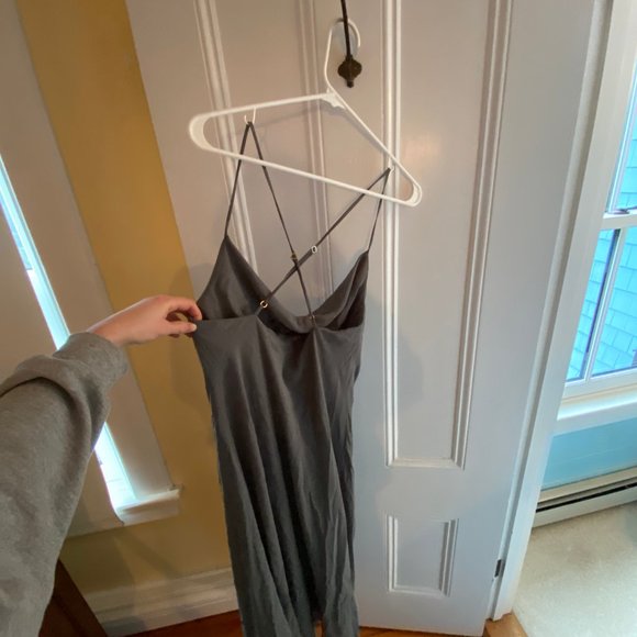 Show Me Your MuMu Dresses & Skirts - Show Me Your Mumu Verona Cowl Dress Deep Sage Chiffon